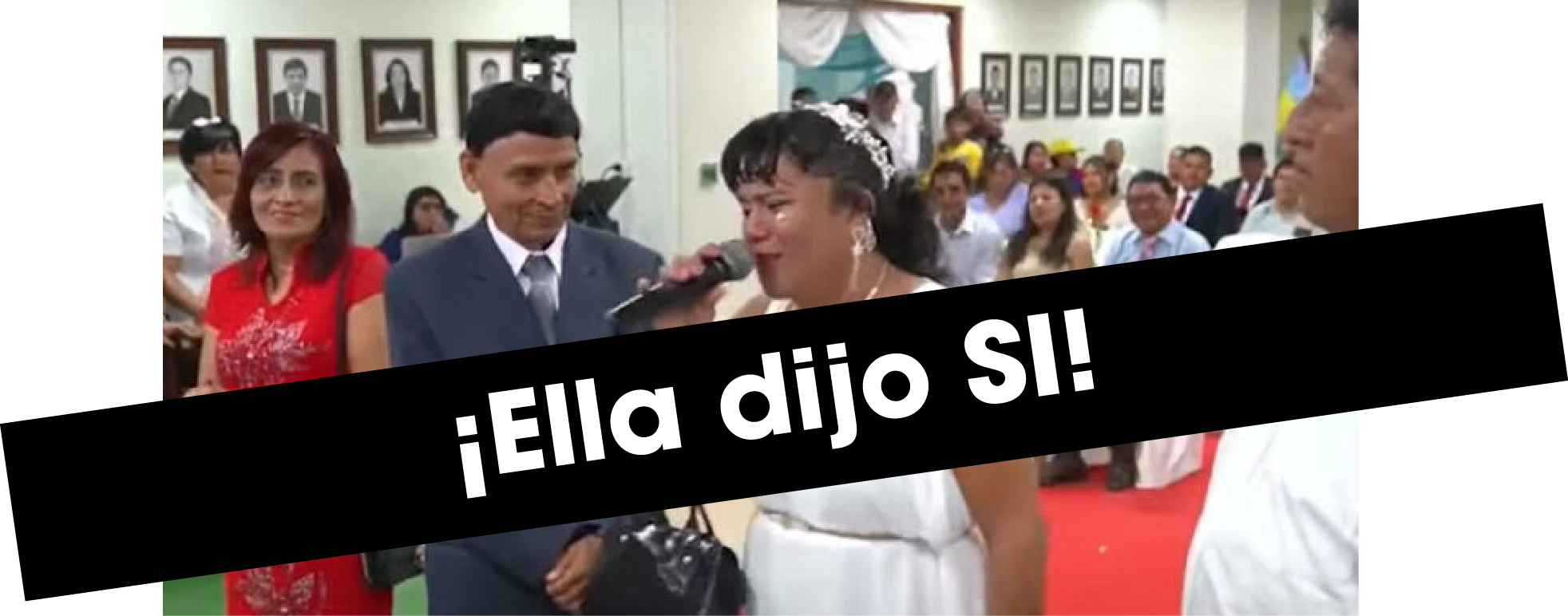 Ella dijo ¡ Si Acepto!